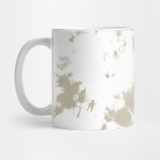 Natural beige and white Storm - Tie-Dye Shibori Texture Mug